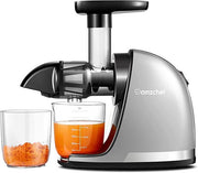 AMZCHEF Slow Juicer Extractor Professional Juice Machine ZM1501 Light Gray